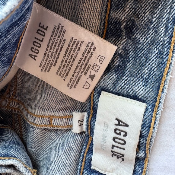 Agolde Women’s High Rise Riley Jeans - Picture 6 of 7